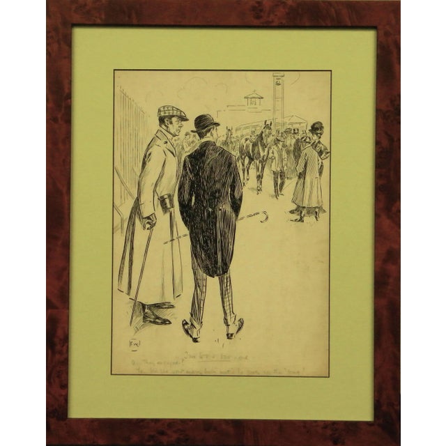 "Two to One, Bar None" Drawing For Sale