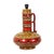 Large Vintage Red and Yellow Ceramic Lamp Base, 1960s For Sale - Image 9 of 18