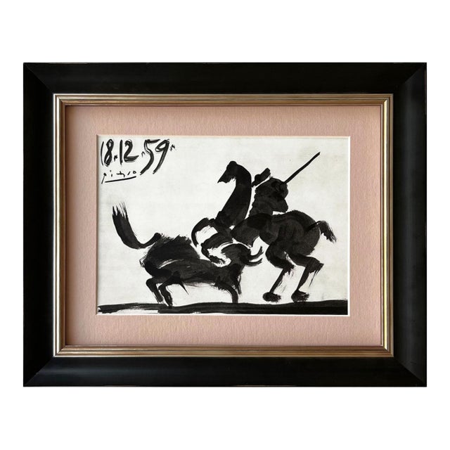 Pablo Picasso Los Toros 21 Before the Thrust Framed For Sale