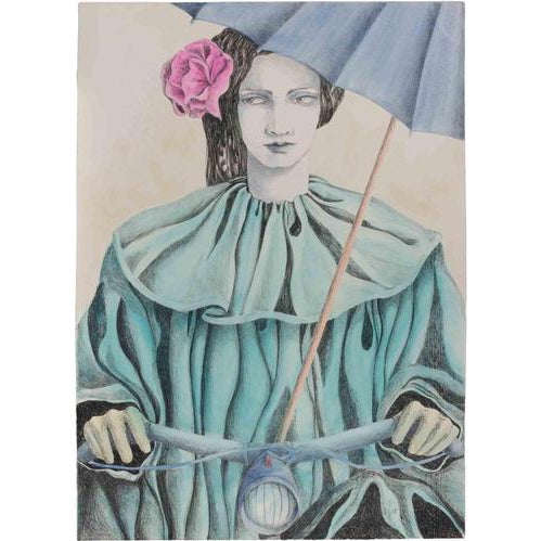 Paola Grott, The Bike Trip, 1990s, Lithograph For Sale