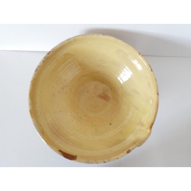 Large Vintage Terracotta Bowl For Sale - Image 5 of 12