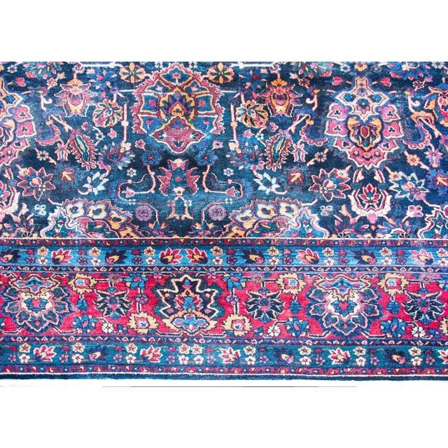 Early 20th Century Persian Kirman Rug For Sale - Image 13 of 16
