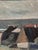 Carl Berndtsson, Village, 1960s, Oil Painting on Canvas, Framed For Sale - Image 8 of 14