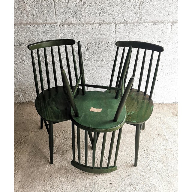 Mid-Century Modern Fanett Dining Chairs by Ilmari Tapiovaara, 1960s, Set of 3 For Sale - Image 13 of 15