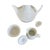 A beautifully designed vintage Block Bidasoa Spain porcelain coffee service in the classic Blanco pattern. This elegant...