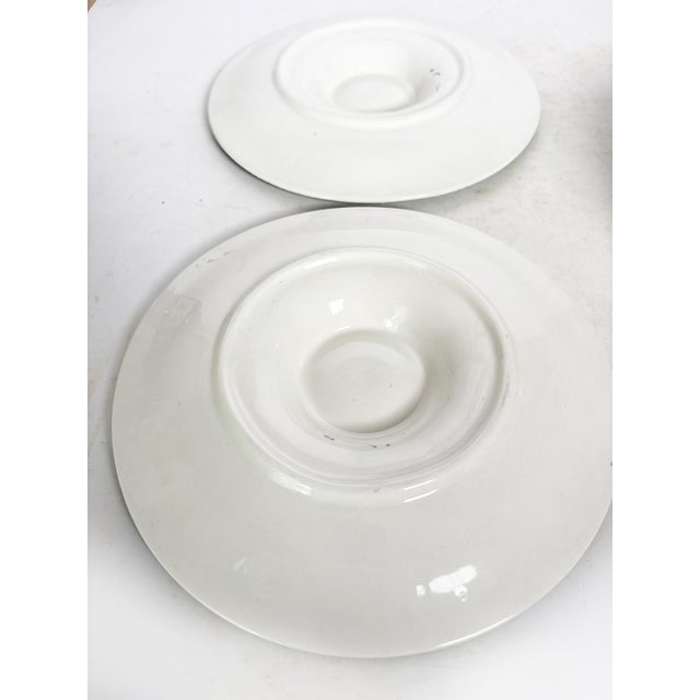 Oyster Plates, France, 1960s, Set of 6 For Sale - Image 12 of 14