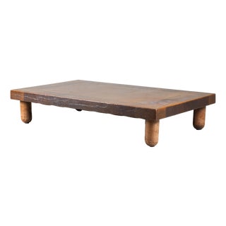Leather Coffee Table by Lorenzo Burchiellaro, 1970s For Sale