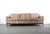 1960s Mid Century Modern Danish Sofa on Walnut Base with Back Detail For Sale - Image 5 of 8