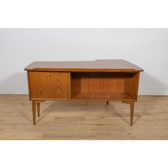 Mid-Century Teak Model A10 Boomerang Desk from Goran Strand, Sweden, 1960s For Sale - Image 9 of 18