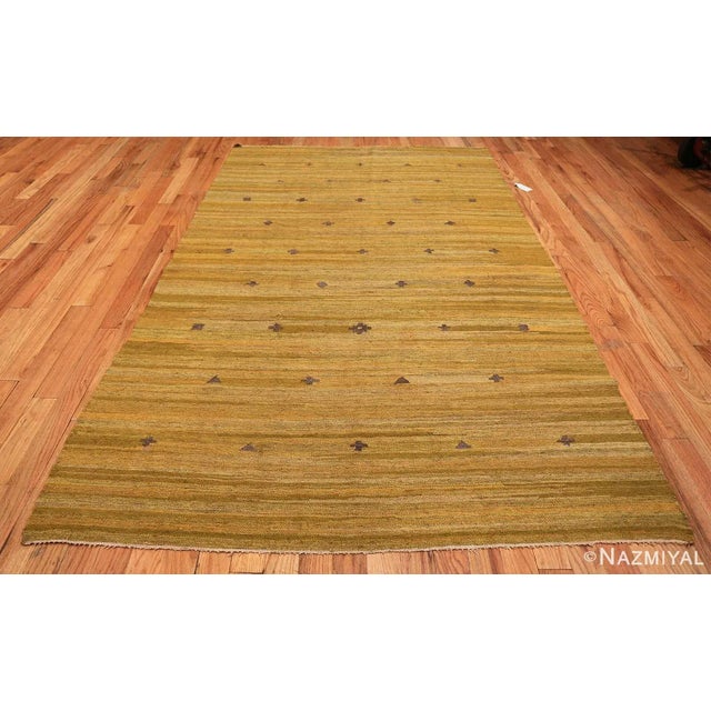 Nazmiyal Collection Mid Century Modern Vintage Scandinavian Kilim Rug For Sale In New York - Image 6 of 8