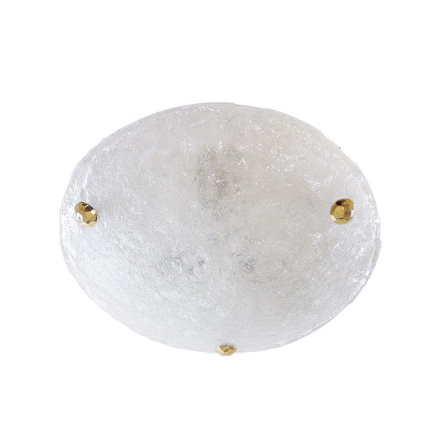 Murano Glass Flush Mount by Hillebrand, Germany, 1960s For Sale - Image 6 of 7