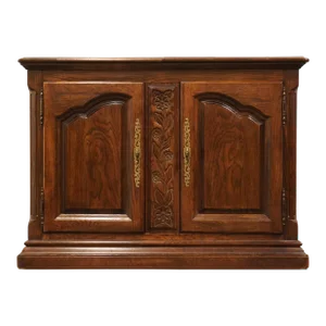 Hickory Manufacturing Co. Solid Walnut Country French 43" Flip-Top Server Buffet