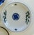 Olive and Navy Blue Chinoiserie Flowers and Borders Wall Plate Curation-Set of 9 For Sale - Image 11 of 13