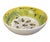 Vintage Hand-Painted Bee Motif Ceramic Bowl – Speckled Yellow Glaze Decorative Centerpiece Dish For Sale In West Palm - Image 6 of 12