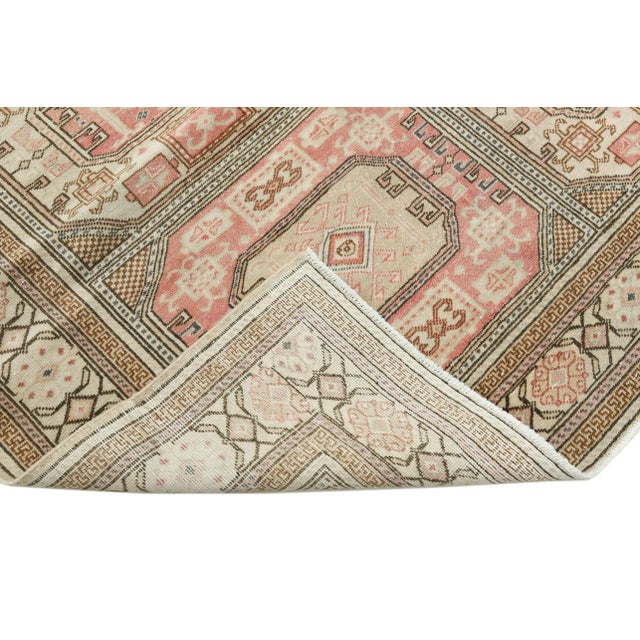Mid 20th Century Washed Out Vintage Kaisari Rug For Sale - Image 4 of 6