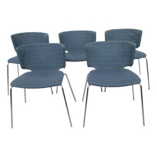 Marc Krusin MCM Wrapp Side Chairs, Stackable, Chrome Legs, Spain, 2007 For Sale