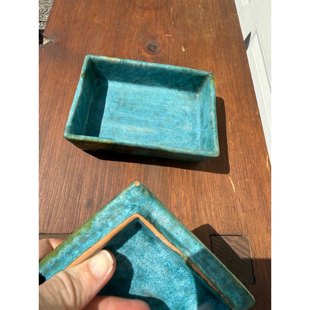 Early 20th Century Alvino Bagni Sea Garden Pottery Lidded Box For Sale In Milwaukee - Image 6 of 11