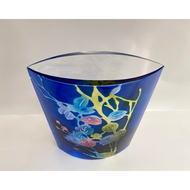 2000 - 2009 Vintage Art Glass Vase by Ada Lisa Gjeruldsen, 2012 For Sale - Image 5 of 8