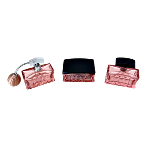 (3) Piece Art Deco Crystal Fragrance Ensemble Attributed to Baccarat; French Circa.1930