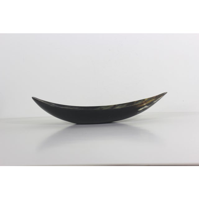 Carl Auböck Vintage Horn Bowl, Natural Trinket Dish or Catchall Centerpiece For Sale - Image 4 of 12