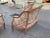 1920s Classic French Settee W/ Pink Silk Upholstery For Sale - Image 5 of 11