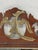 Traditional Antique Georgian Mahogany Mirror | Gilt Phoenix Crest, Hammered Gold Frame For Sale - Image 3 of 14