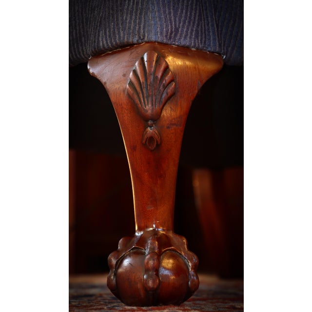 Chippendale Wingback Armchair by Paul Hitchings for Liberty of London, 2010s For Sale - Image 4 of 18
