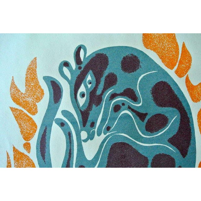 Contemporary Yargo De Lucca, Mod Animal Print For Sale - Image 3 of 8