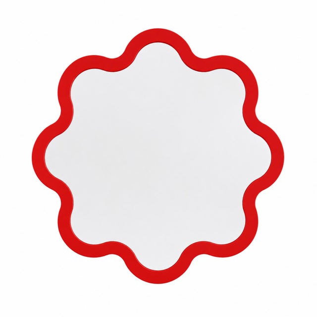 Decorative Circular Wall Mirror Available in Custom Colours – Hvyli Round 60 For Sale - Image 13 of 18