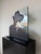 1990's Vintage Robert's for Ancoa Cowboy Art Glass Sculpture For Sale - Image 9 of 15