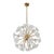 Murano Glass Flower Sputnik Chandelier 1990s For Sale