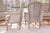1930s Louis XV Style, Bergère Chairs, Grey Painted Wood, Fabric, France, 1890 For Sale - Image 5 of 18