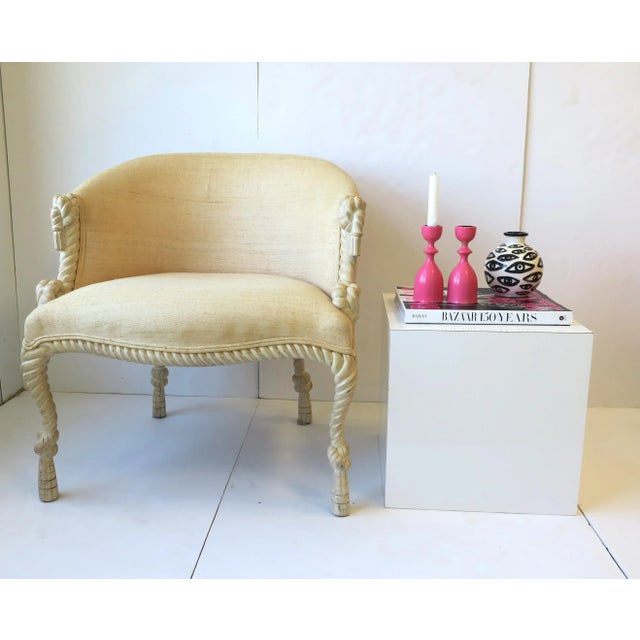 Late 20th Century White Cube End Table or Pedestal, Postmodern, Late 20th Century For Sale - Image 5 of 12