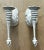 White Vintage Plaster Decorative Wall Sconces - Pair For Sale - Image 8 of 12