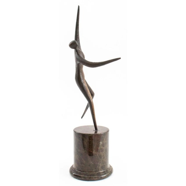 Curtis Jere Figural Bronze on Marble Base For Sale In New York - Image 6 of 10