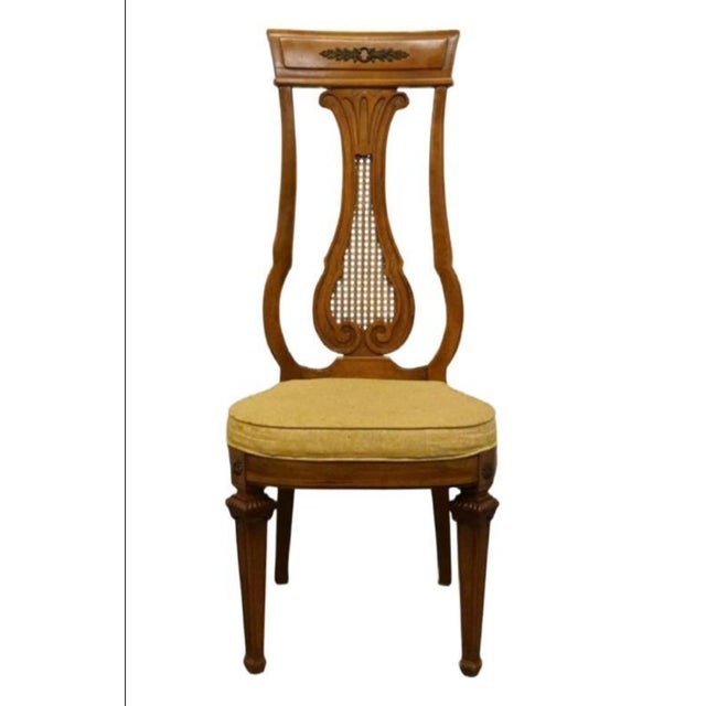 A stunning set of four dining side chairs from Thomasville Furniture Industries' original **Avenue Collection**, circa...