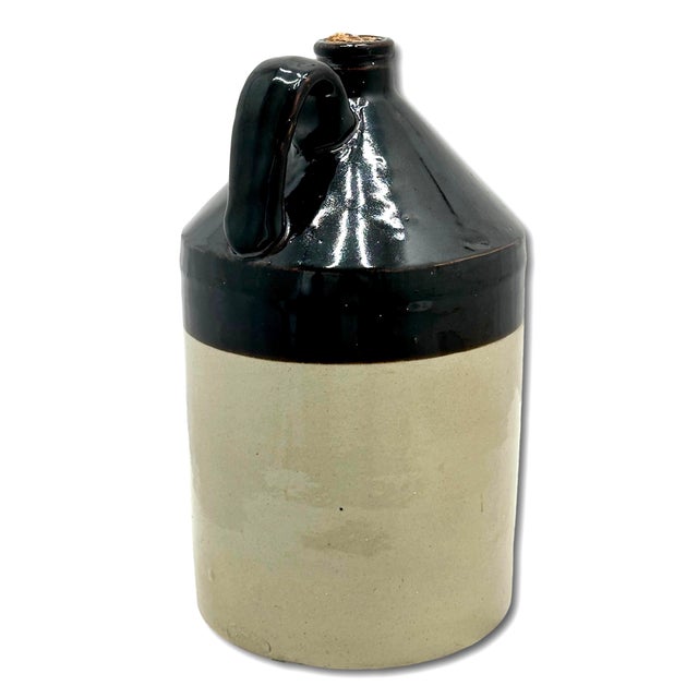 Antique Early 1900s American Stoneware Bakers & Confections Supply Advertising Jug From Boston Massachusetts For Sale - Image 11 of 12