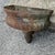 Late 20th Century Late 20th Century Neoclassical Cast Iron Half Round Wall Fountain Bowl Lavabo Garden Planter Pot For Sale - Image 5 of 13