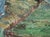 Expressionism Looking Down at the Ranch, Abstract Expressionist Landscape by Alma B. Leamey For Sale - Image 3 of 13