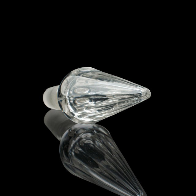 Vintage Port Decanter, English, Glass, Spirit Vessel, Hallmarked Silver, 1928 For Sale - Image 12 of 12