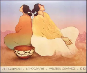 1983 Western Graphics R.C. Gorman Santo Domingo Poster