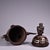 Metal Bronze & Silver-Inlaid Tripod Censer With Elephant Legs & Bagua Lid For Sale - Image 7 of 8