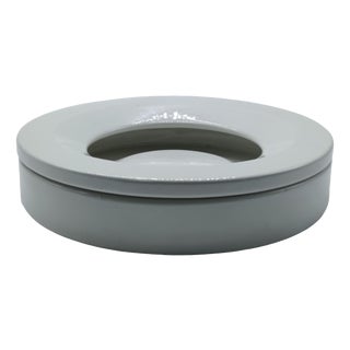 Barbados White Ashtray by Angelo Mangiarotti for Danese, Italy, 1960s For Sale