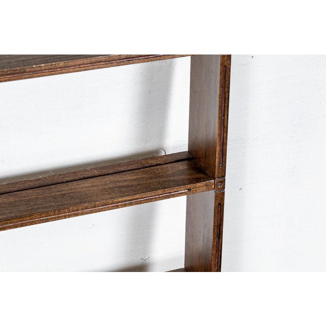 Brown Vintage Wooden Wall Mounted Plate Racks—A Pair For Sale - Image 8 of 9