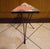 1970s Pastel-Toned Tripod Side Table with Hairpin Legs, 1970s For Sale - Image 5 of 11
