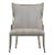 Not Yet Made - Made To Order Currey & Company Garson Silver Linen Chair For Sale - Image 5 of 5