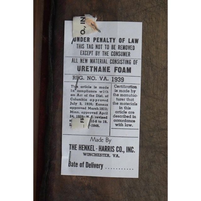 Henkel Harris Queen Anne Cherry Ottoman or Stool For Sale - Image 12 of 12