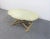 Italian style coffee table , carved X base design with gold and silver gilt finish, oval scalloped silver gilt top