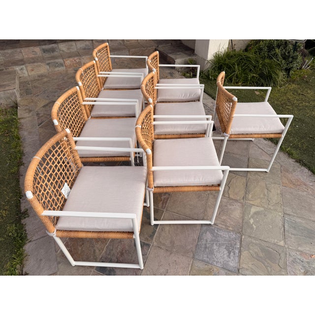 Harbour Outdoor Loop Dining Chairs, Set of Eight For Sale - Image 11 of 12