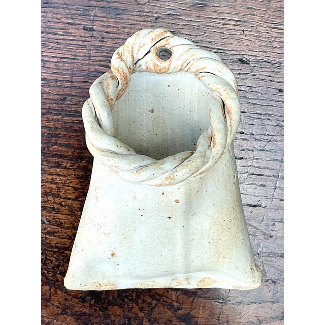 Tracy Signed Ceramic Wall Pocket For Sale - Image 14 of 17
